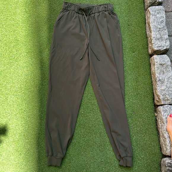 Lululemon Stretch High Rise Jogger (Dark Olive) - Picture 7 of 13